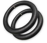 Red Circles 17" Front + 14" Rear Big Wheel Pit Bike Inner Tubes Set - 2x Tubes (70/100-17 Front, 90/100-14 Rear) for Enhanced Performance and Durability on Big Wheel Pit Bikes