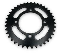 Red Circles 39 Tooth 420 SDG Pit Bike Rear Sprocket - Compatible with 420 Chain, 76mm Center Hole, 92mm Diagonal Bolt Hole Spacing, 65mm Adjacent Bolt Hole Spacing - Durable Performance Upgrade