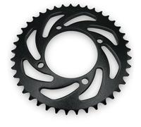 Red Circles 41 Tooth 428 SDG Pit Bike Rear Sprocket - Compatible with 428 Chain, 76mm Center Hole, 92mm Diagonal Bolt Hole Spacing, 65mm Between Bolt Holes Performance Upgrade