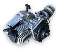 Red Circles 49cc Mini Moto Engine - High-Performance Replacement Engine for Mini Bikes and Dirt Bikes - Air-Cooled, Easy Installation, Ideal for 47cc & 49cc Mini Motos