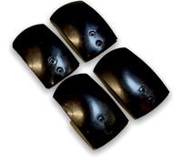 Red Circles 4x Mini Quad Bike Mudguards - Set of 4 Standard Fit for 47cc & 49cc Pullstart Mini Quads, Easy Installation, Bolts Not Included - Durable, Reliable Mud Protection