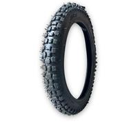 Red Circles 60/100-14 Pit Bike Front Tyre | Fits 2.50-14 Size | Ideal for Off-Road Performance | Tube Not Included | Durable and Reliable for Your Pit Bike Adventures