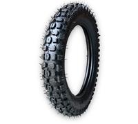 Red Circles 80/100-12 Pit Bike Rear Tyre - High Traction Off-Road Tyre, Size 80/100-12 (Equivalent to 3.00-12), Durable Construction, Ideal for Various Terrains - Tube Not Included