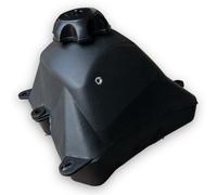 Red Circles Black Apollo/Akuma Assassin Pit Bike Fuel Tank - Compatible with 4-Stroke Models, Includes Cap & Tap, Essential Upgrade for Your Apollo/Akuma Pit Bike - Check Compatibility Before Buying
