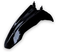 Red Circles Black CRF110 Pit Bike Front Fender | Fits Honda CRF110 & Compatible Chinese Pit Bikes Using CRF110 Plastics | Durable Design for Enhanced Protection and Style on Your Bike