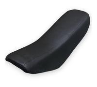 Red Circles Black KLX110 Pit Bike Seat Pad - High Rise, Designed for KLX110 Plastic Sets ONLY - Not Compatible with TTR, CRF50, CRF70, or CRF110 Models