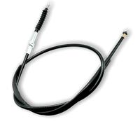 Red Circles Black Secondary Pit Bike Clutch Cable for Top Mounted Clutch Arms - Compatible with YX140, YX160, Lifan 150, Daytona & More - Durable & Adjustable Design for Optimal Performance