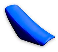 Red Circles Blue High Rise CRF50 Pit Bike Seat Pad - Designed for CRF50 Plastic Sets ONLY - Not Compatible with KLX, TTR, CRF70, or CRF110 Models