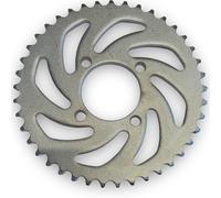 Red Circles Classic Pit Bike 41 Tooth 420 Rear Sprocket - Compatible with .420 Chains - 52mm Center Hole, 67mm & 47mm Bolt Hole Spacing, 6mm Thick - Check Chain Size (420 or 428) Before Purchase