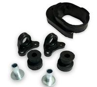 Red Circles CRF70 Pit Bike Fuel Tank Mounting Kit - Fits CRF70 Style Fuel Tank & Stomp Z3 Models - Not Compatible with CRF50, KLX, or TTR Style Pit Bikes