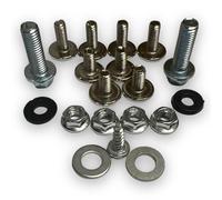 Red Circles CRF70 Pit Bike Plastics Bolts Kit for WPB, STOMP, CW & More - Fits Chinese CRF70 Plastics - Part Number SP-PLS008B