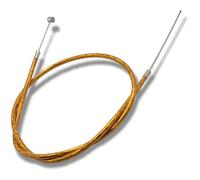 Red Circles Gold Mini Moto Front Brake Cable - 660mm Inner, 500mm Outer Sleeve, Fits 47cc & 49cc Air Cooled Minimotos & Dirt Bikes - Durable & Reliable Braking for Safe Riding Adventures
