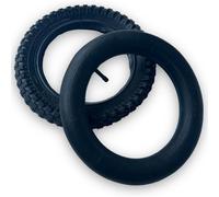 Red Circles Mini Dirt Bike Tyre and Inner Tube - Size 12.5 x 2.75 - For 8" Rim Size Tyres - Compatible with 47cc & 49cc Mini Dirt Bikes - Note: Not for 12" Pit Bike Wheels