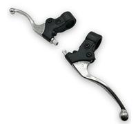 Red Circles Mini Moto/Dirt Bike Brake Levers - Complete Set for Mini Dirt Bikes, Minimotos, Mini ATVs, 22mm Handlebar Size - Includes Both Levers, Not for Twin Front Cable Quads