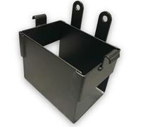 Red Circles Pit Bike Battery Box - Stock Size for Most Electric Start Pit Bikes - Durable and Reliable Battery Housing - Ideal for Secure Storage and Easy Installation on Your Bike