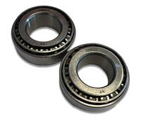 Red Circles Pit Bike Headset/Headstock Taper Bearings 320/22 & 320/23 - 44mm Outer Diameter, 22mm & 23mm Inner Diameter, Includes Races (Set of 2 Bearings)
