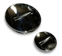 Red Circles Pit Bike Ignition Cover Bung Screw Set - Includes Ignition Plug/Screw & Seals - 30mm Thread for Larger Plug & 13mm Thread for Smaller Bung - Compatible with Electric Start Engines