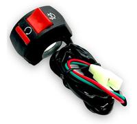 Red Circles Pit Bike On/Off Kill Switch - Universal Engine Stop Switch for Pit Bikes, Dirt Bikes, and ATVs - Easy Installation, Durable Design, Fits Most Chinese Import Models