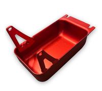 Red Circles Red Pit Bike Supermoto Sump Catch Tray | Fits 110cc - 140cc Kickstart Engines | Perfect for Supermoto Track Bikes | Durable Design for Efficient Oil Collection