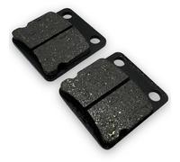 Red Circles Square SDG Rear Pit Bike Brake Pads - Single Piston Calipers, 41mm Wide, 28mm Mounting Hole Centres - Fits Stomp, WPB, M2R, Kurz - Email for Compatibility Help