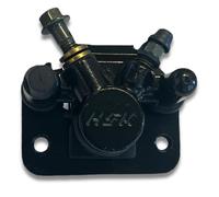 Red Circles SSR/HSK Pit Bike Rear Caliper & Bracket - Complete Caliper with Pads, Fits Rear Brake Systems, Compatible with Small Stomp Models, 50cc & 110cc