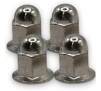 Red Circles YX160 Pit Bike Cylinder Head Nuts - 8mm Thread, Fits 155cc/160cc Engines (Not for YX140) - Secure Cylinder Head Attachment for Pit Bikes and Motorcycles