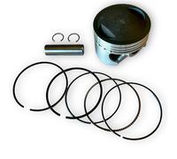Red Circles YX160 / Z155 Pit Bike Piston and Rings Kit - Fits YX150 & YX160 Engines (1P60 Engine Code) - 60mm Piston Diameter, 13mm Pin - Includes 5 Rings, Piston, Pin & Clips