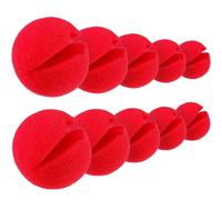 Red Circus Clown Nose Christmas Costume Party Cosplay Sponge Noses Red Nose Halloween Decor
