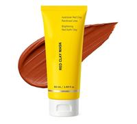 Red Clay Face Mask, Natural Earth Tones Clay Mask, Organic Cleansing Clay Mask for Radiant-Looking & Smoother Skin, Oil Balancing & Brightening, Suitable for All Skin Types (1)
