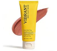 Red Clay Face Mask,Red Clay Brightening Mask with Rich Red Clay&Rainforest Lime,Natural Earth Tones Clay Masks,Deep Cleansing&Radiance Face Masks,Oil Balancing&Glowing Skin,for All Skin Types