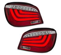 Red Clear LED Rear Light Bar Tail Lights For BMW E60 2003-2007