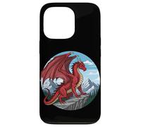 Red Cliff Dragon Mountain Fantasy Case for iPhone 13 Pro