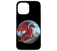 Red Cliff Dragon Mountain Fantasy Case for iPhone 13 Pro Max