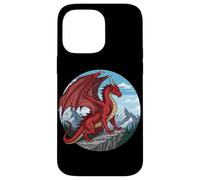 Red Cliff Dragon Mountain Fantasy Case for iPhone 14 Pro Max
