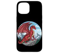 Red Cliff Dragon Mountain Fantasy Case for iPhone 15