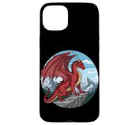 Red Cliff Dragon Mountain Fantasy Case for iPhone 15 Plus
