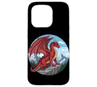 Red Cliff Dragon Mountain Fantasy Case for iPhone 15 Pro