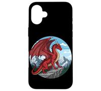 Red Cliff Dragon Mountain Fantasy Case for iPhone 16 Plus