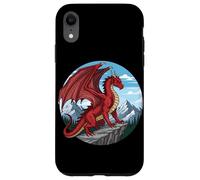Red Cliff Dragon Mountain Fantasy Case for iPhone XR