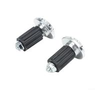 Red CNC Aluminium Bar End Caps 22mm Universal Fit | CNC machined aluminium, anodized black finish, 22mm fitment, crash protection, lightweight durable
