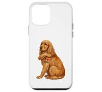 Red Cocker Spaniel I Love Mom Dog Case for iPhone 12 mini