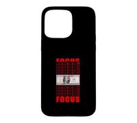 Red Color Focus On Your Money Red Graphic Case for iPhone 15 Pro Max