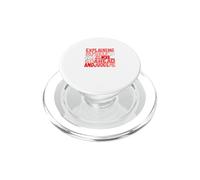 Red Color Go Ahead, Judge Me Red Graphic PopSockets PopGrip for MagSafe