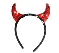 Red Color Horn Headband Angel Animal Cool Horn Cartoon Hairband For Stage Kids Halloween Costume Hair Accessories Headband White
