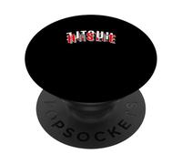 Red Color Hustle Every Which Way Red Graphic PopSockets Adhesive PopGrip