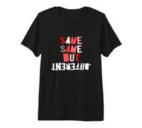Red Color Same-x2 But Different Red Graphic Premium T-Shirt