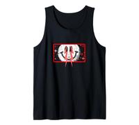 Red Color The Eyes, Chico Red Graphic Tank Top