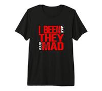 Red Color They Mad I Been Me Red Graphic Premium T-Shirt