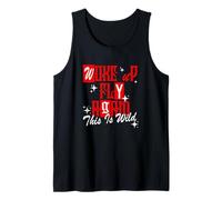Red Color Woke Up Fly - It Keeps Happening! Red Graphic Tank Top
