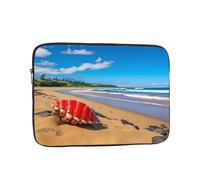 Red Conch By The Sea Laptop Sleeve Case 12 Inch Suitable For Notebook Computer Tablet Traveling Carrying Simple Case